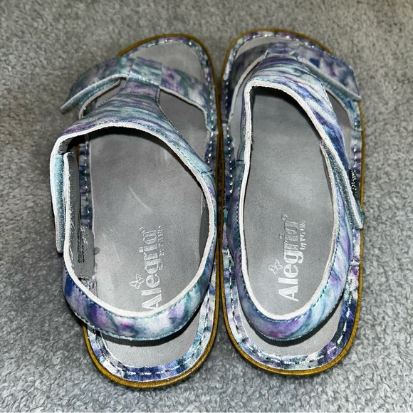 Alegria Blue and Purple Sandals Comfort Style - Picture 2 of 7